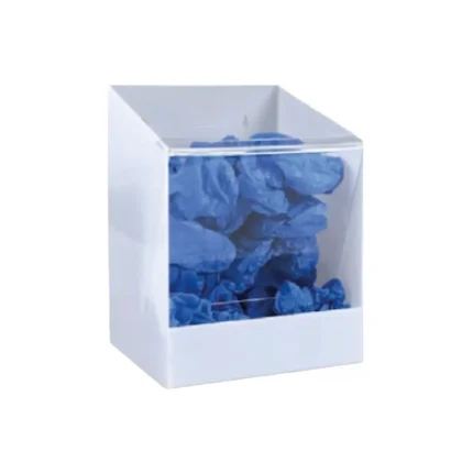 boîte distributrice EPI hôpital acrylique blanc fixation murale