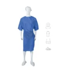 kit opéré adulte SMS hôpital 4 pièces opaque charlotte chemise sur-chaussures