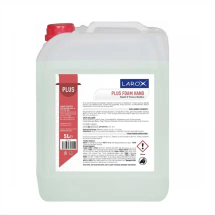 savon mousse mains glycérine professionnel Plus Foam Hand Clean bidon 5L Larox