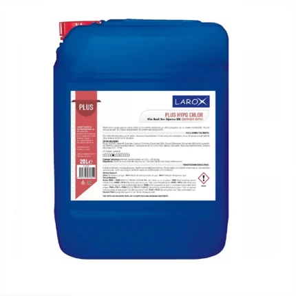 javel liquide désinfection professionnel base chlore Plus Hypo Chlor bidon 20L Larox