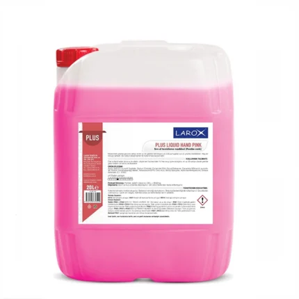 savon liquide mains professionnel rose glycérine Plus Liquid Hand Pink bidon 20L Larox