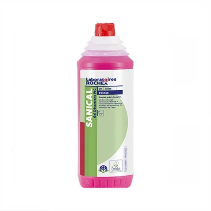 gel détartrant WC professionnel Sanical Ecolabel 1L bec orientable Laboratoires Rochex