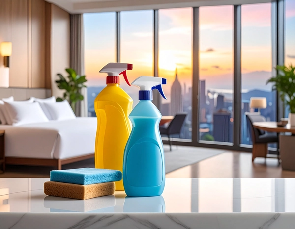 produits nettoyage professionnel hôtel gamme Larox Duotex désinfectant 2026