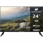 Téléviseur mode hôtel 24 pouces Continental Edison HD noir — blocage des fonctions CELED24HD26B6HTL