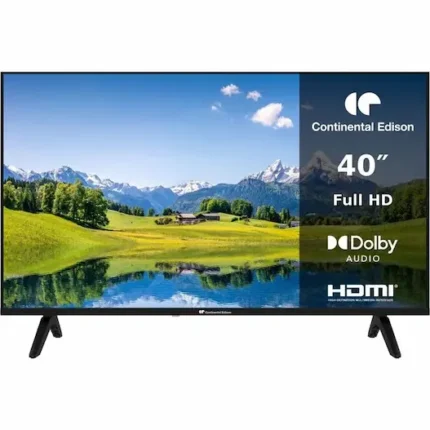 Téléviseur mode hôtel 40 pouces Continental Edison Full HD noir blocage des fonctions CELED40FHD26B6HTL