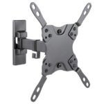Support mural TV orientable inclinable Motion Extra Slim 13-42 pouces vue de face - Cashotel