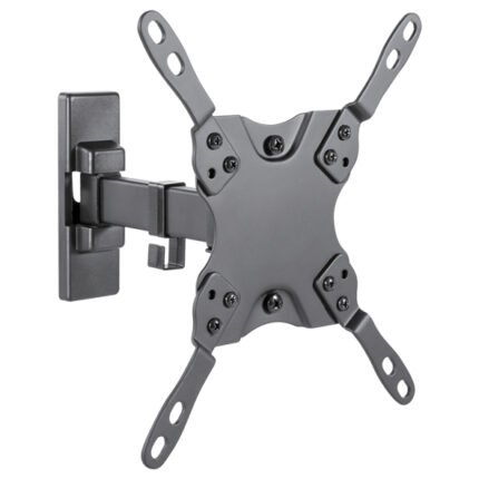 Support mural TV orientable inclinable Motion Extra Slim 13-42 pouces vue de face - Cashotel